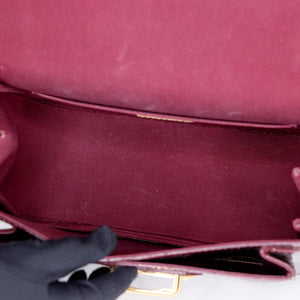 LOUIS VUITTON AMARANTE MONOGRAM VERNIS ROMAINE BAG