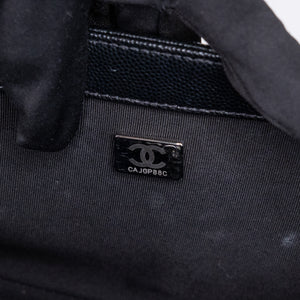 CHANEL LEBOY MEDIUM BLACK CAVIAR LEATHER GHW