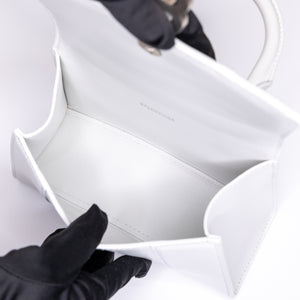 BALENCIAGA HOURGLASS XS WHITE SHW