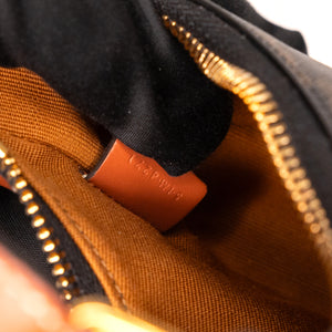 CELINE MINI AVA BAG WITH TRIOMPHE CANVAS GHW