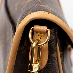 LOUIS VUITTON DIANE MONOGRAM CANVAS BAG WITH JACQUARD STRAP