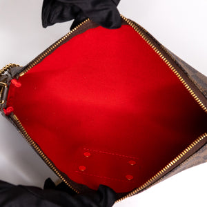 LOUIS VUITTON EVA CLUTCH DAMIER EBENE