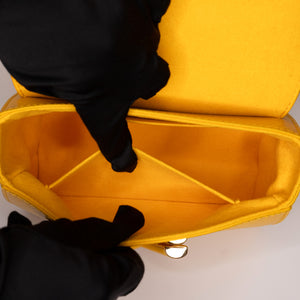 LOUIS VUITTON TWIST MM EPI LEATHER YELLOW GHW (MICROCHIP)