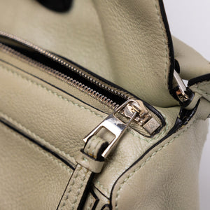 LOEWE MINI PUZZLE BAG CALFSKIN LIGHT GREEN SHW