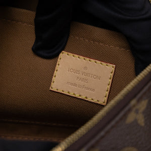 LOUIS VUITTON MULTI POCHETTE ACCESSORIES ROSE MONOGRAM CANVAS GHW