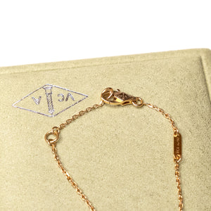 VAN CLEEF & ARPELS FRIVOLE PEMDANT MINI MODEL 18K YELLOW GOLD