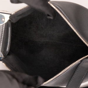 LOUIS VUITTON SIDE TRUNK MM BLACK CALFSKIN LEATHER SHW