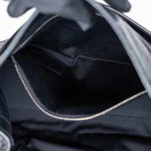 SAINT LAURENT MEDIUM SHOPPING TOTE BLACK SHW