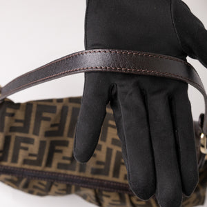 FENDI TOBACCO ZUCCA CHEF SHOULDER BAG