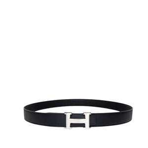 HERMES SIZE 100 H BELT BUCKEL REVERSIBLE BELT BLACK