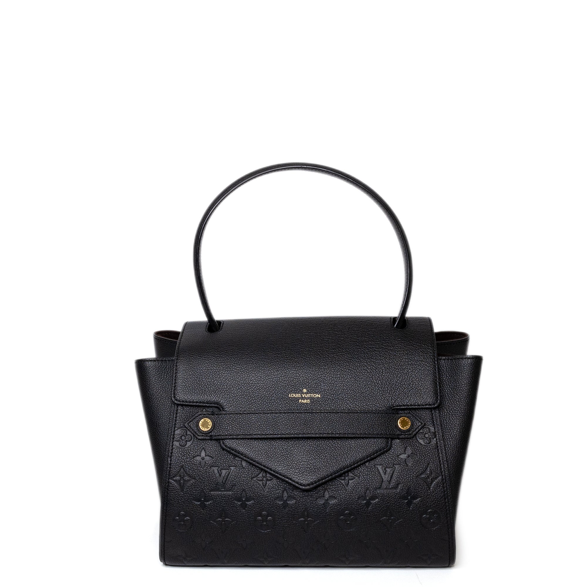 LOUIS VUITTON EMPREINTE TROCADERO SHOULDER BAG  BLACK GHW