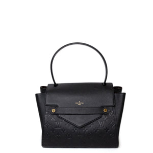 LOUIS VUITTON EMPREINTE TROCADERO SHOULDER BAG  BLACK GHW