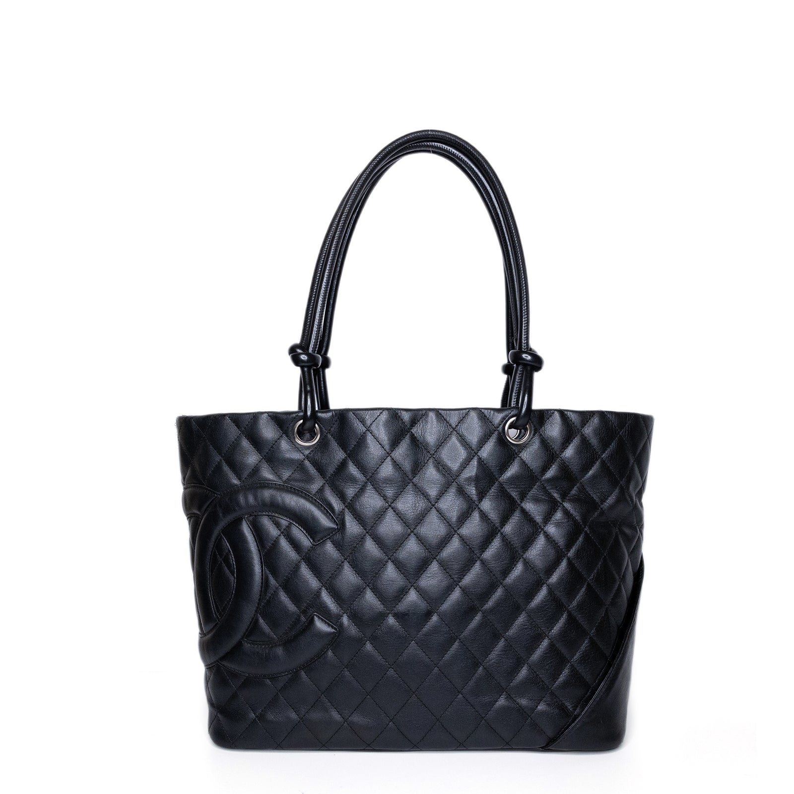 CHANEL CAMBON LINE TOTE BAG CALFSKIN SHW