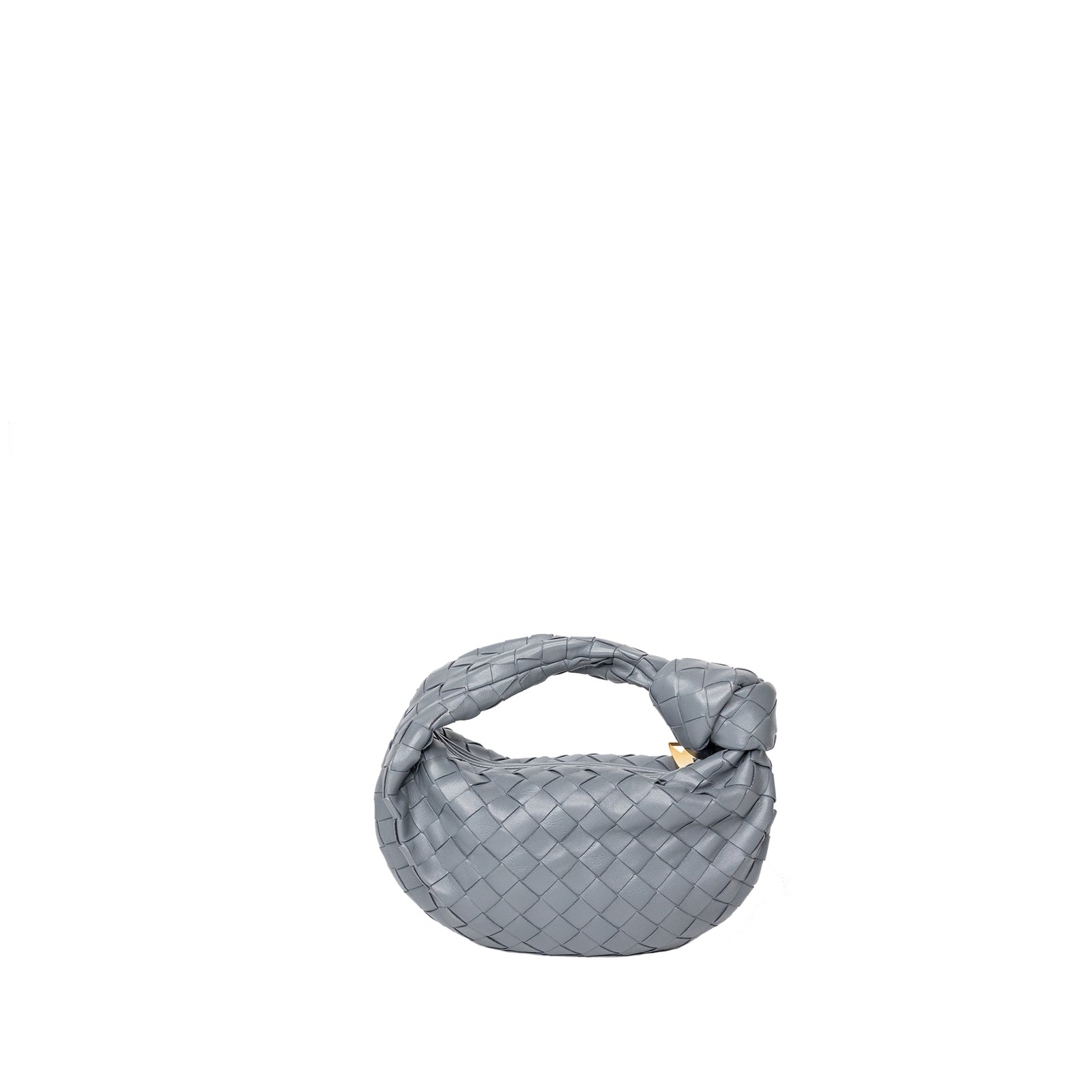 BOTTEGA VENETA MINI JODIE GREY CALF SKIN GHW