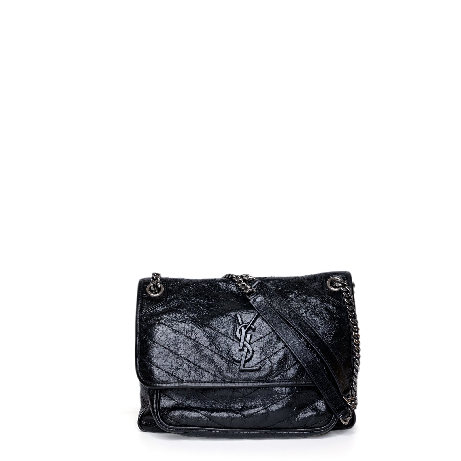 SAINT LAURENT MEDIUM NIKKI BLACK SHW