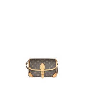 LOUIS VUITTON DIANE MONOGRAM CANVAS BAG WITH JACQUARD STRAP