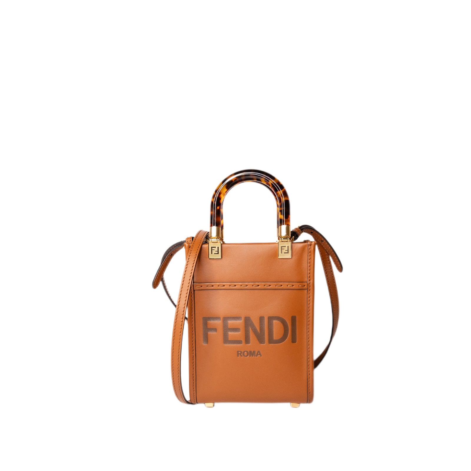 FENDI SUNSHINE SHOPPER MINI TOTE BAG