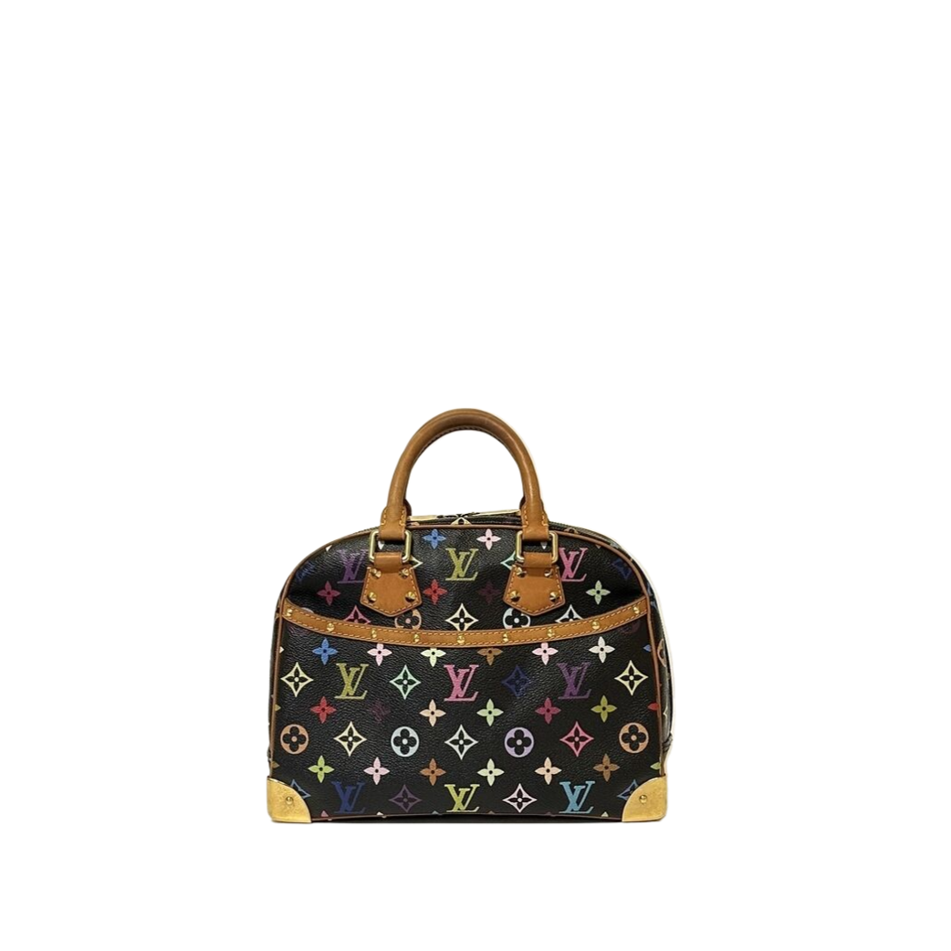 LOUIS VUITTON MONOGRAM MULTICOLOUR TROUVILLE HANDBAG BLACK