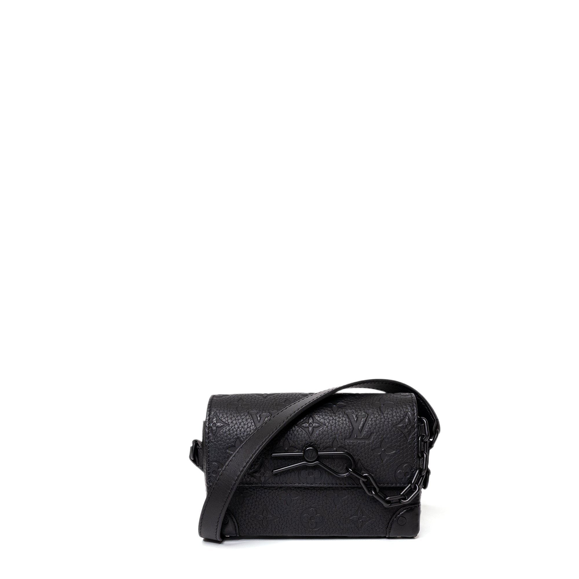LOUIS VUITTON STEAMER WEARABLE WALLET BLACK BHW