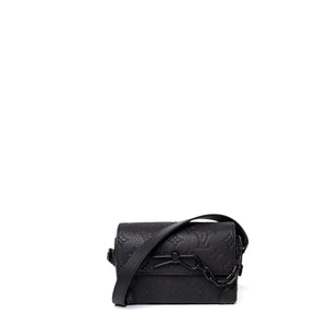 LOUIS VUITTON STEAMER WEARABLE WALLET BLACK BHW