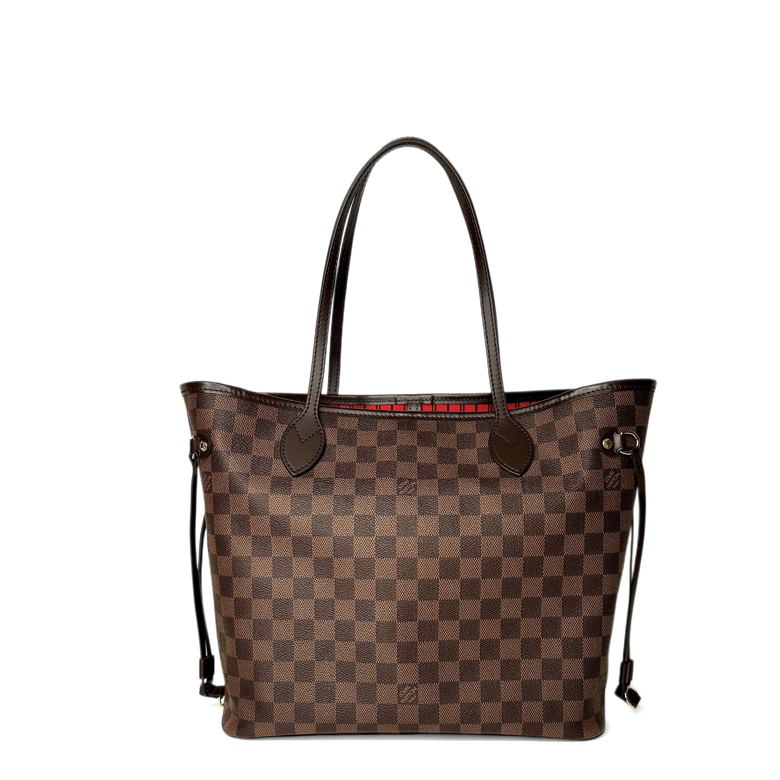 LOUIS VUITTON NEVERFULL MM DAMIER EBENE GHW