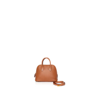 HERMES MINI BOLIDE EVERCOLOR GOLD GHW STAMP K