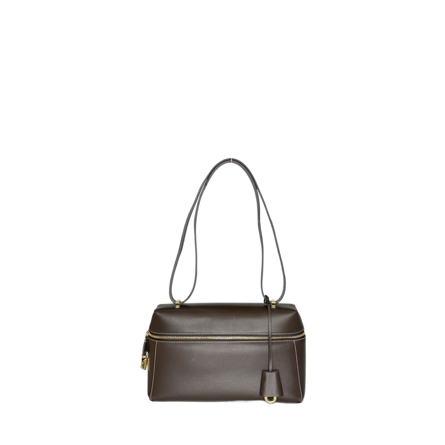 LORO PIANA EXTRA 27 BAG DARK CHOCOLATE GHW