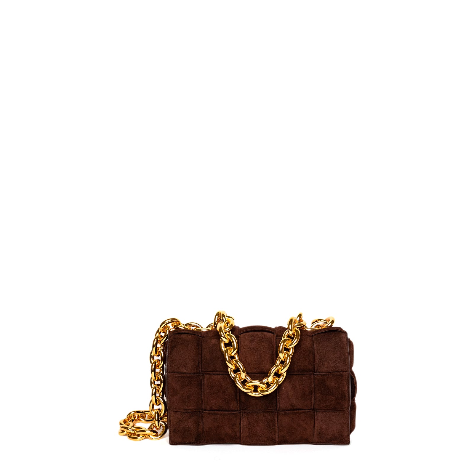 BOTTEGA VENETA CHAIN CASSETTE HANDBAG GHW