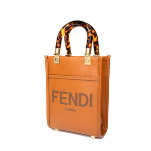 FENDI SUNSHINE SHOPPER MINI TOTE BAG