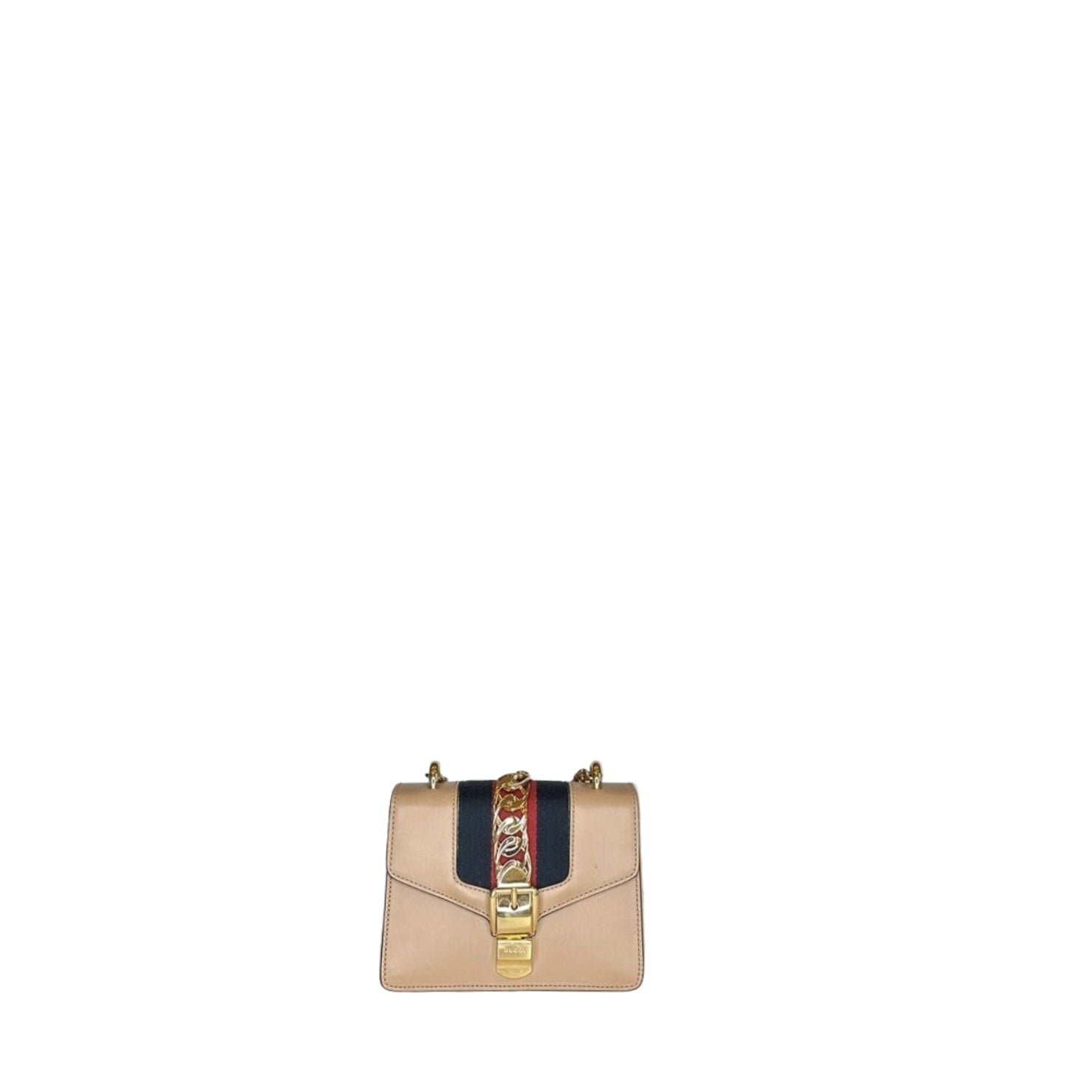 GUCCI MINI SYLVIE LIGHT BROWN