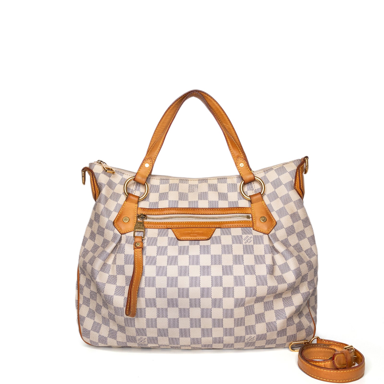 LOUIS VUITTON EVORA MM  DAMIER AZUR