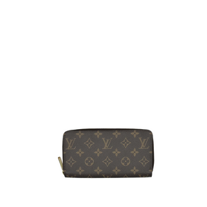 LOUIS VUITTON ZIPPER LONG WALLET MONOGRAM CANVAS