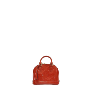 LOUIS VUITTON VERNIS ALMA BB BAG POMME D'AMOUR