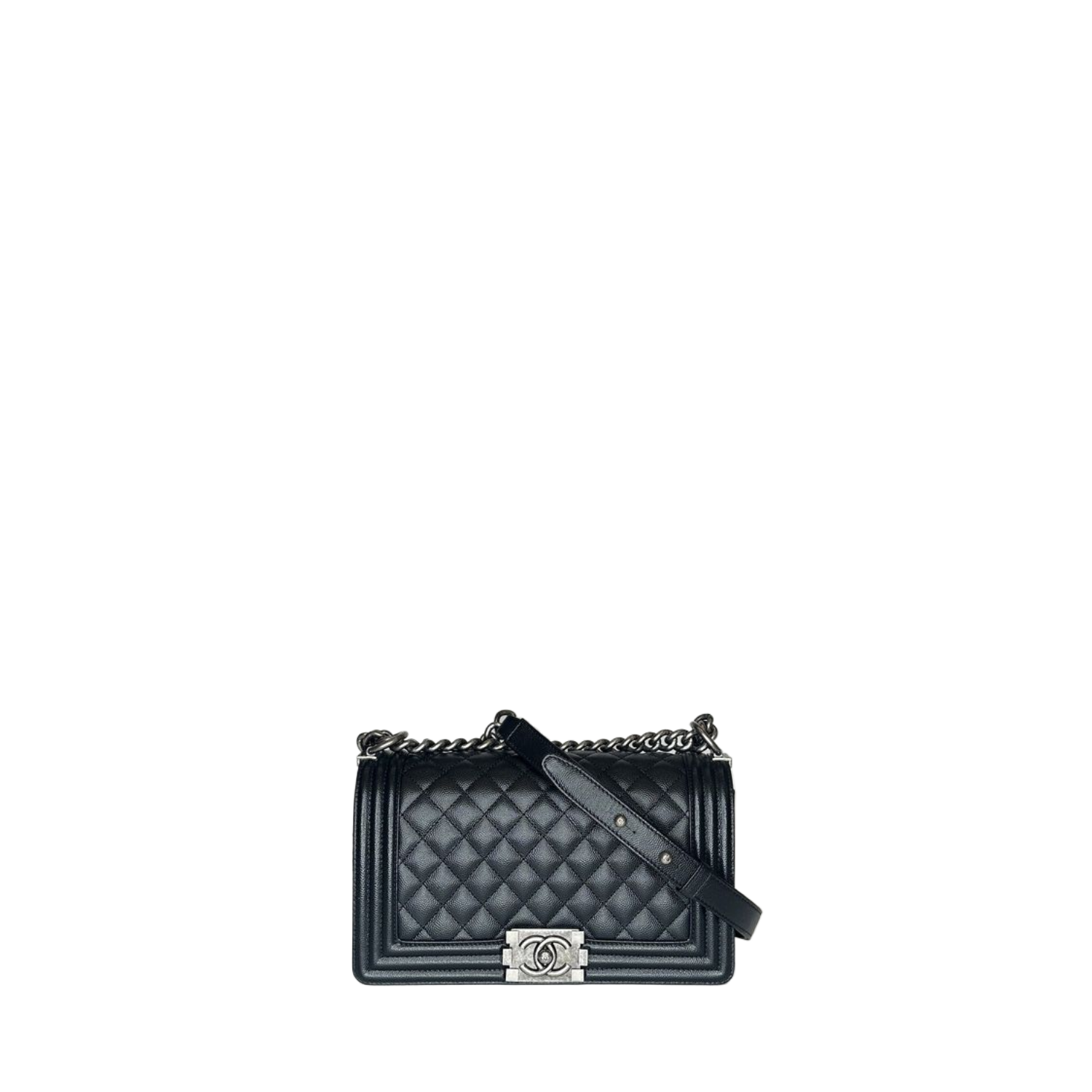 CHANEL LEBOY MEDIUM CAVIAR LEATHER SHW