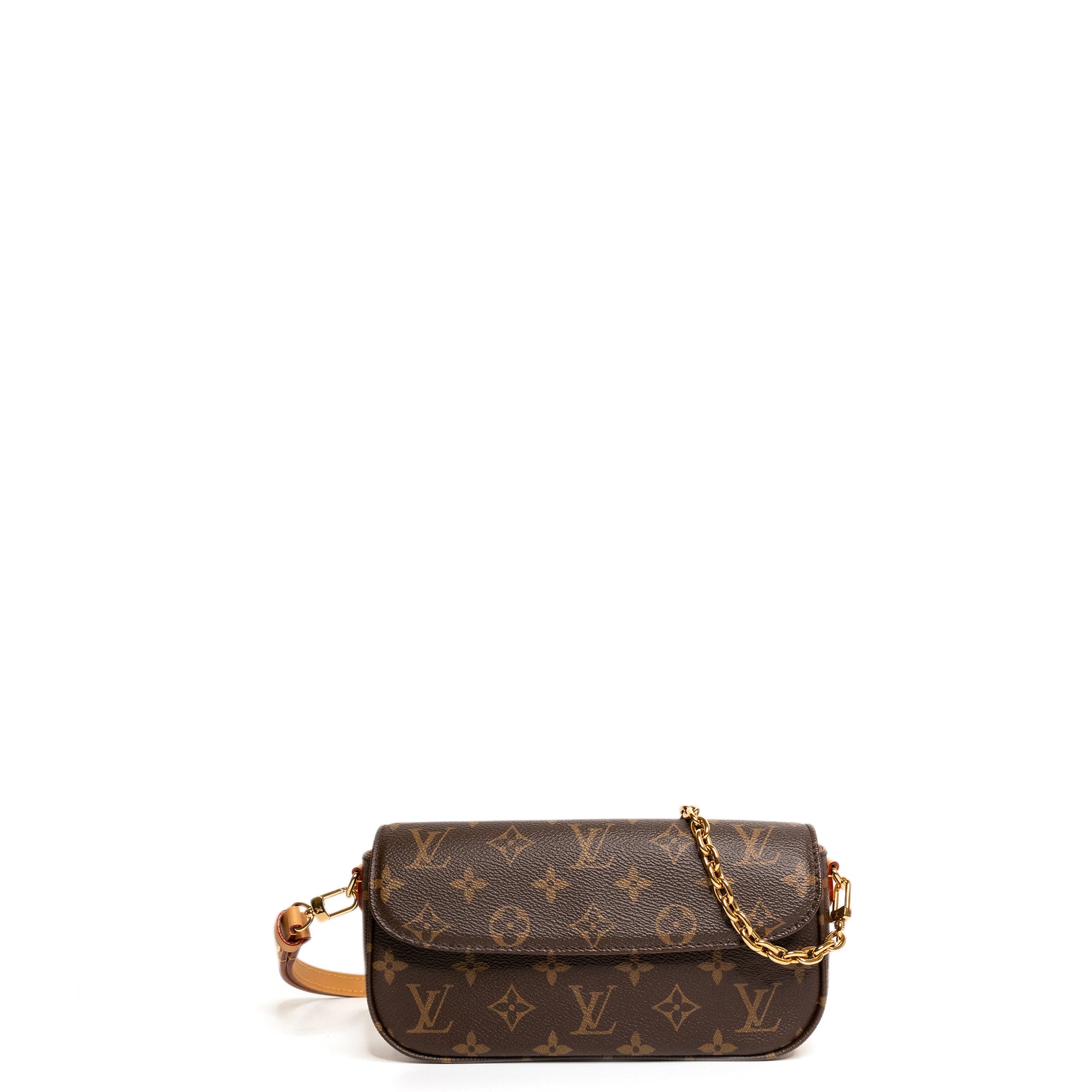LOUIS VUITTON IVY WALLET ON CHAIN MONOGRAM CANVAS GHW