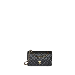 CHANEL SMALL CLASSIC FLAP CAVIAR LEATHER GHW