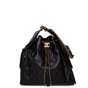 CHANEL 25 MEDIUM BAG CAVIAR LEATHER GHW