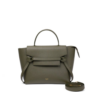 CELINE MICRO BELT BAG CALFSKIN MATCHA GREEN GHW