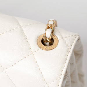 CHANEL 22C QUILTED FLAP BAG (MICROCHIP)