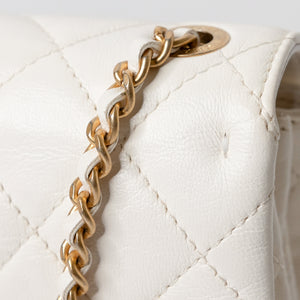 CHANEL 22C QUILTED FLAP BAG (MICROCHIP)
