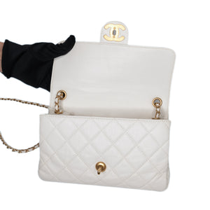 CHANEL 22C QUILTED FLAP BAG (MICROCHIP)