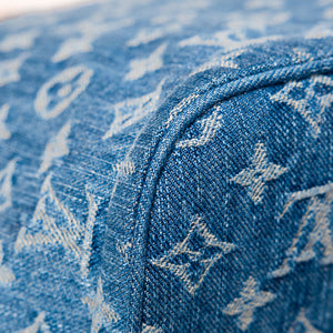 LOUIS VUITTON NEVERFULL MM DENIM MONOGRAM CANVAS GHW