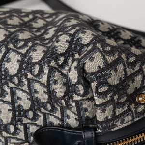 CHRISTIAN DIOR D-JOURNEY BAG MEDIUM OBLIQUE JACQUARD CANVAS GHW