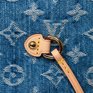 LOUIS VUITTON NEVERFULL MM DENIM MONOGRAM CANVAS GHW