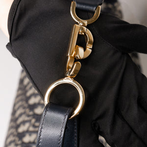 CHRISTIAN DIOR D-JOURNEY BAG MEDIUM OBLIQUE JACQUARD CANVAS GHW