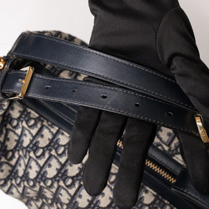 CHRISTIAN DIOR D-JOURNEY BAG MEDIUM OBLIQUE JACQUARD CANVAS GHW