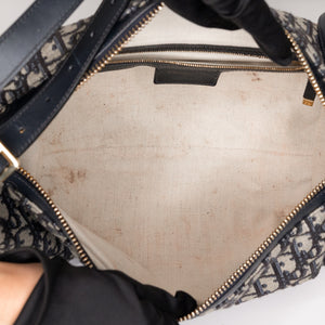 CHRISTIAN DIOR D-JOURNEY BAG MEDIUM OBLIQUE JACQUARD CANVAS GHW