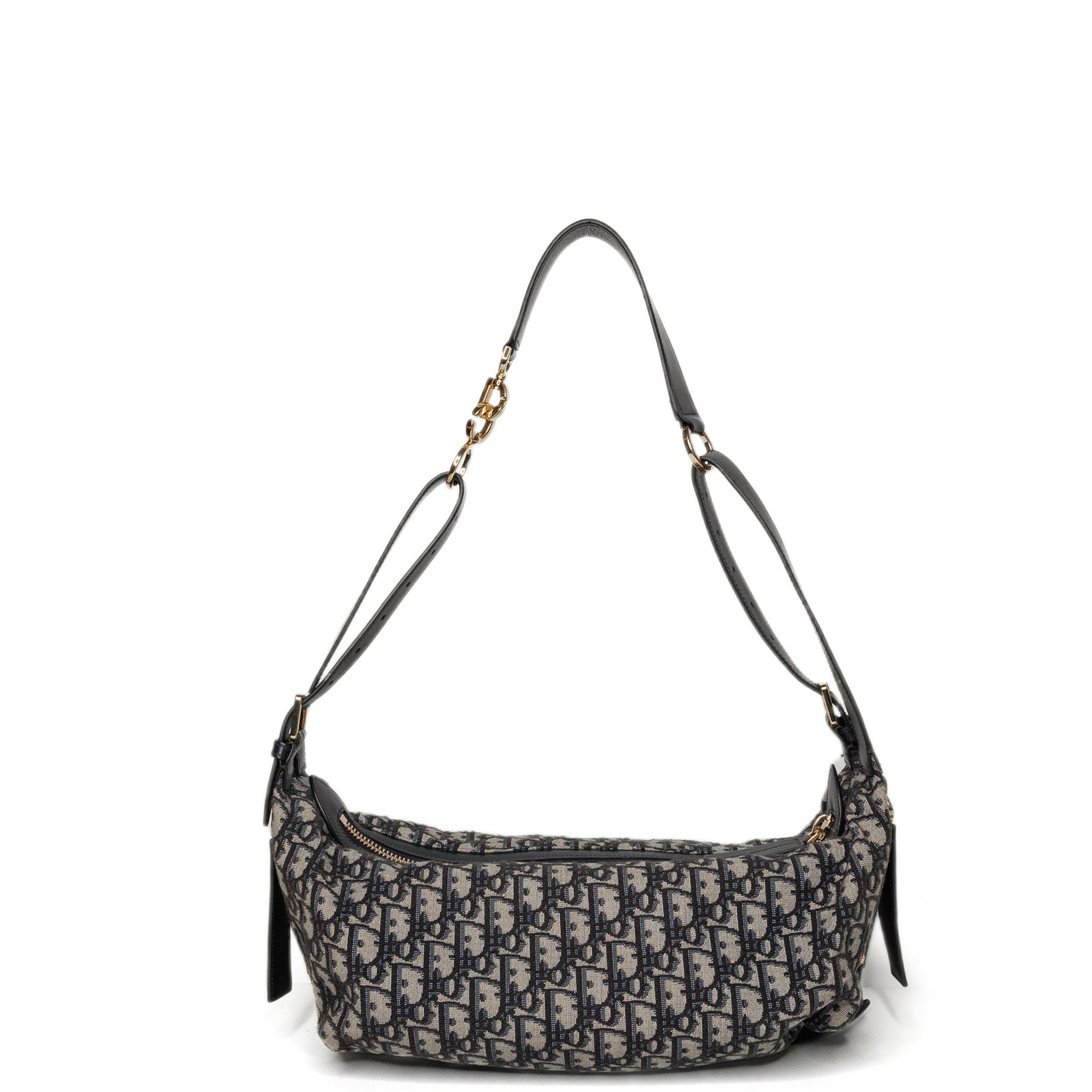 CHRISTIAN DIOR D-JOURNEY BAG MEDIUM OBLIQUE JACQUARD CANVAS GHW