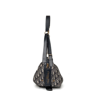 CHRISTIAN DIOR D-JOURNEY BAG MEDIUM OBLIQUE JACQUARD CANVAS GHW