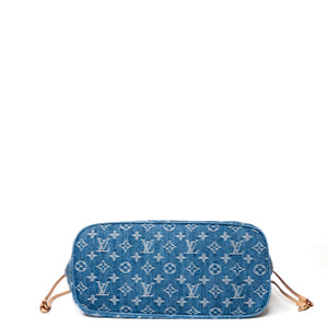 LOUIS VUITTON NEVERFULL MM DENIM MONOGRAM CANVAS GHW